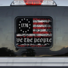 American Flag We The People 1776 Rear Window Printed Accent Decal For Ford F150/F250 (2015-2024)