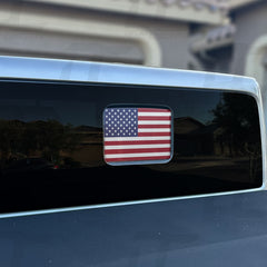 American Flag Standard Rear Window Printed Accent Decal For Jeep Gladiator (2020-2024)