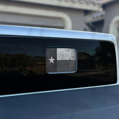Texas State Flag Rear Window Printed Accent Decal For Jeep Gladiator (2020-2024)
