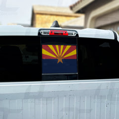 Arizona State Flag Rear Window Printed Accent Decal For Dodge Ram (2019-2024)