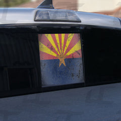 Arizona State Flag Rear Window Printed Accent Decal For Tacoma (2016-2023)