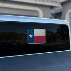Texas State Flag Rear Window Printed Accent Decal For Jeep Gladiator (2020-2024)