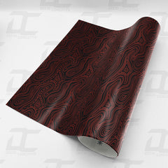 Topographic Pattern High Tack Vinyl Wrap Material