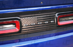 American Flag Rear Trunk Accent Decal Kit For Dodge Challenger (2015-2023)